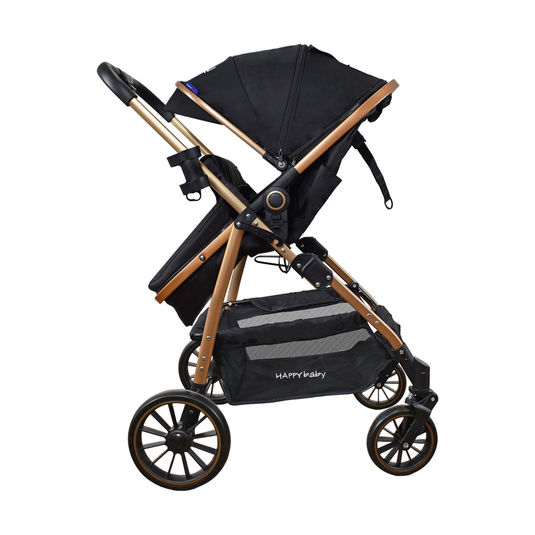Coche Bebe Travel system Welly Happy Baby Negro