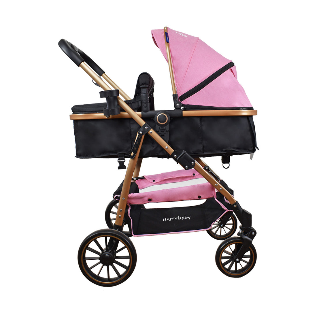 Coche Bebe Travel system Welly Happy Baby Rosado