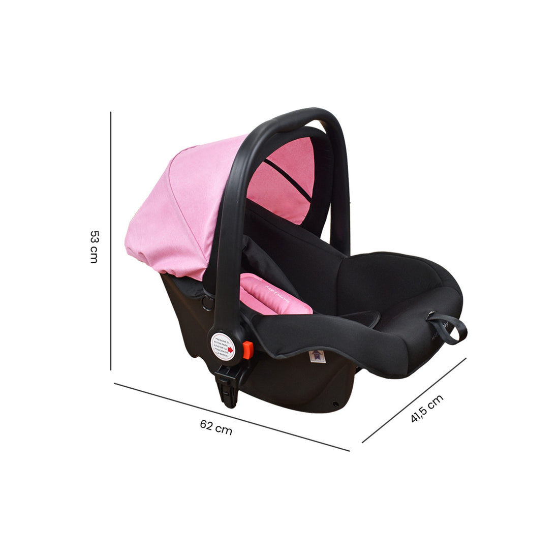 Coche Bebe Travel system Welly Happy Baby Rosado