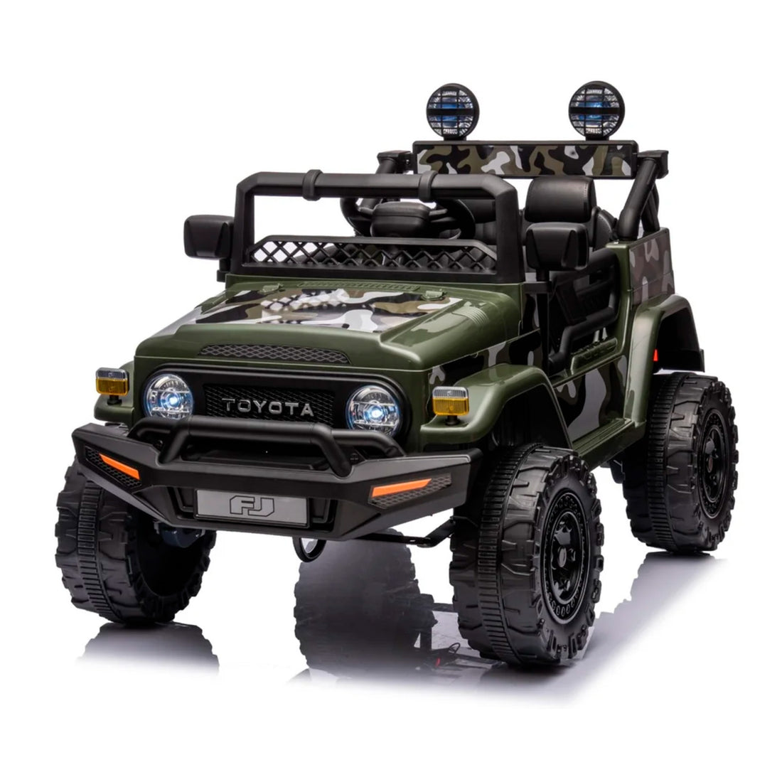 Carro Electrico Niño Niña Montable Toyota YJ2099  Verde 12V
