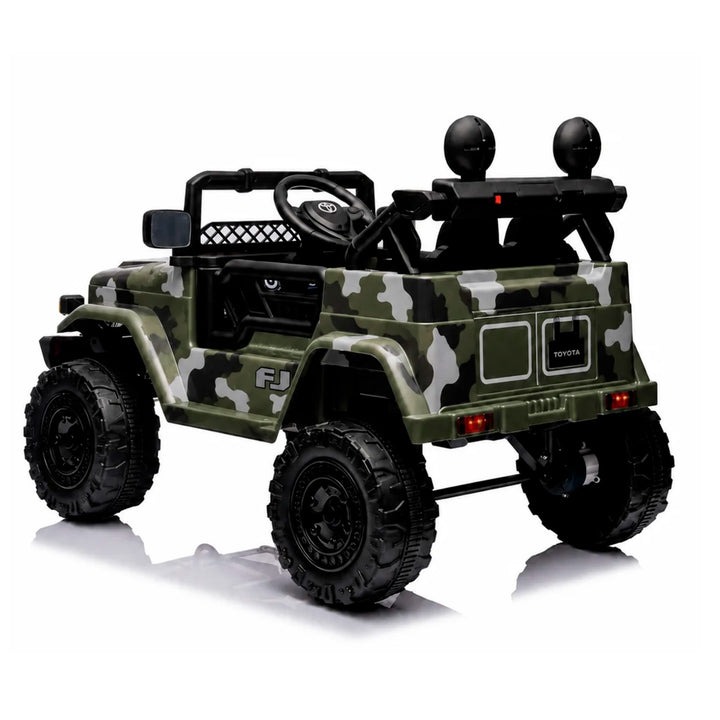 Carro Electrico Niño Niña Montable Toyota YJ2099  Verde 12V