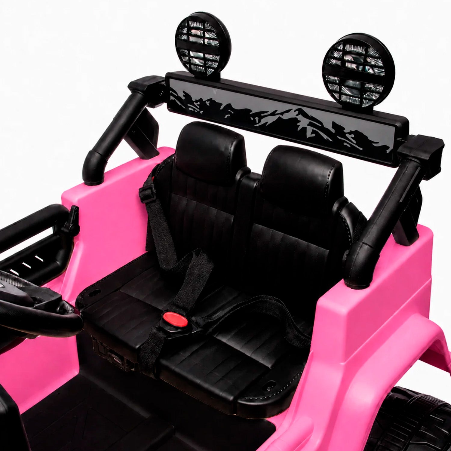Carro Electrico Niño Niña Montable Toyota YJ2099 Rosado 12V