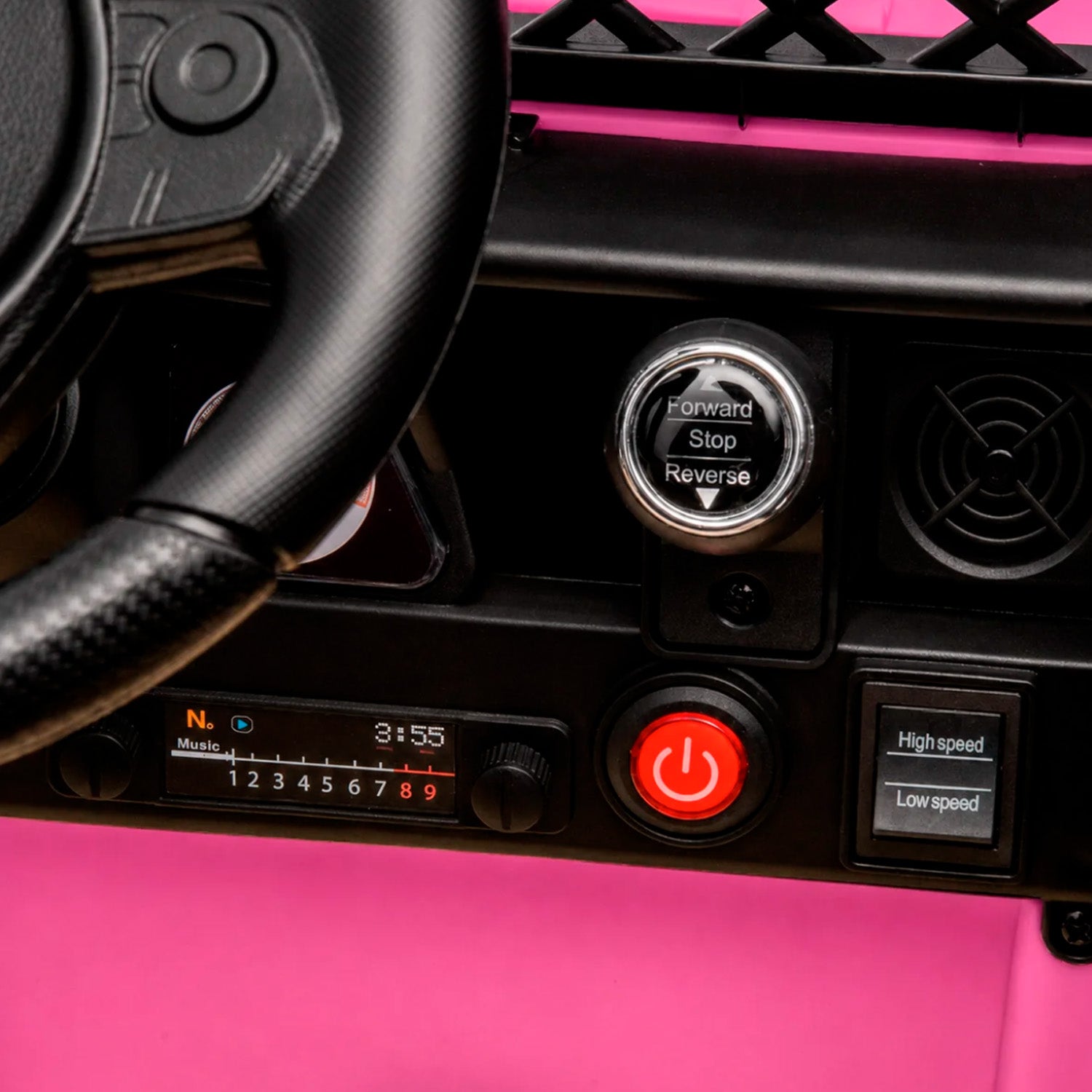 Carro Electrico Niño Niña Montable Toyota YJ2099 Rosado 12V