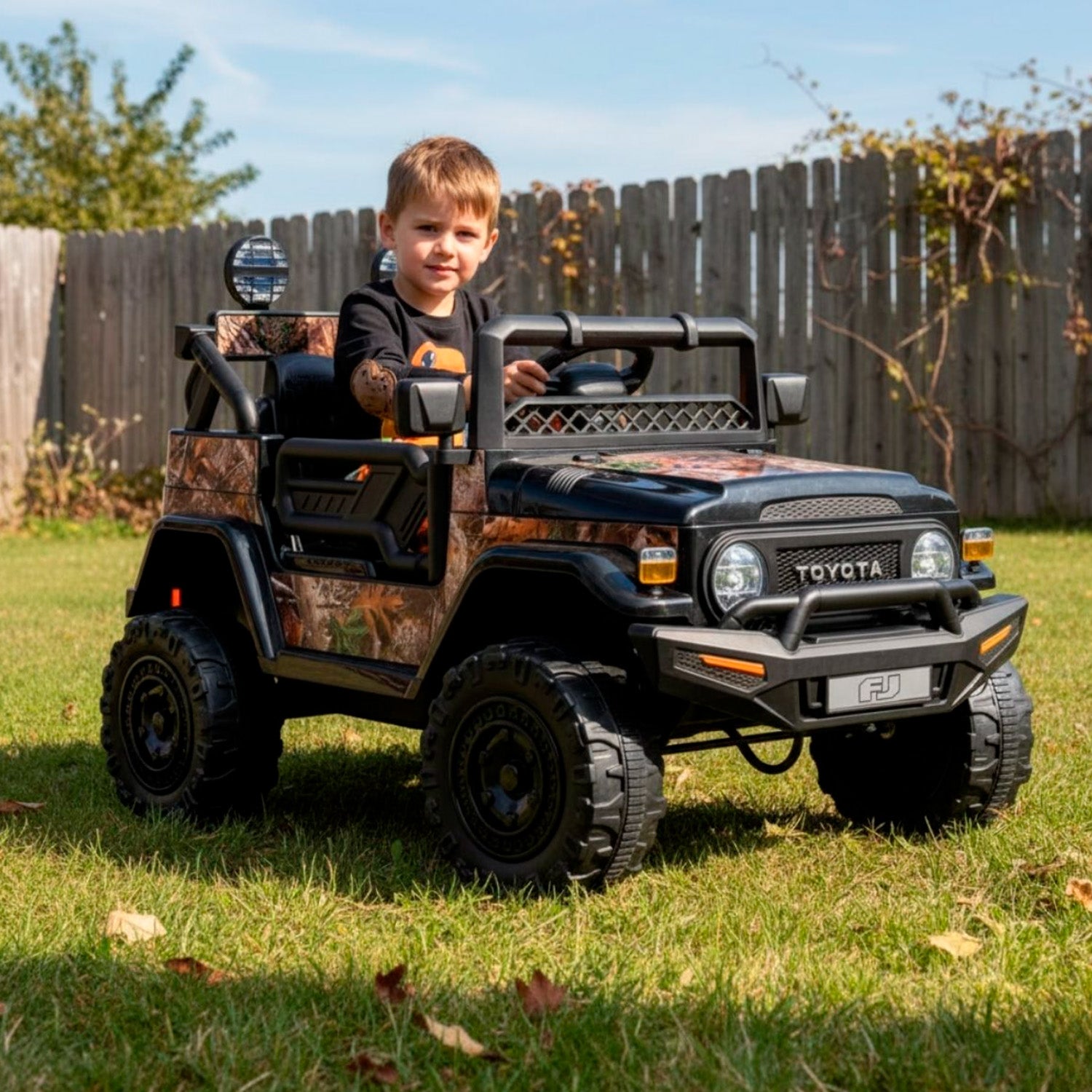Carro Electrico Niño Niña Montable Toyota YJ2099 Selva 12V