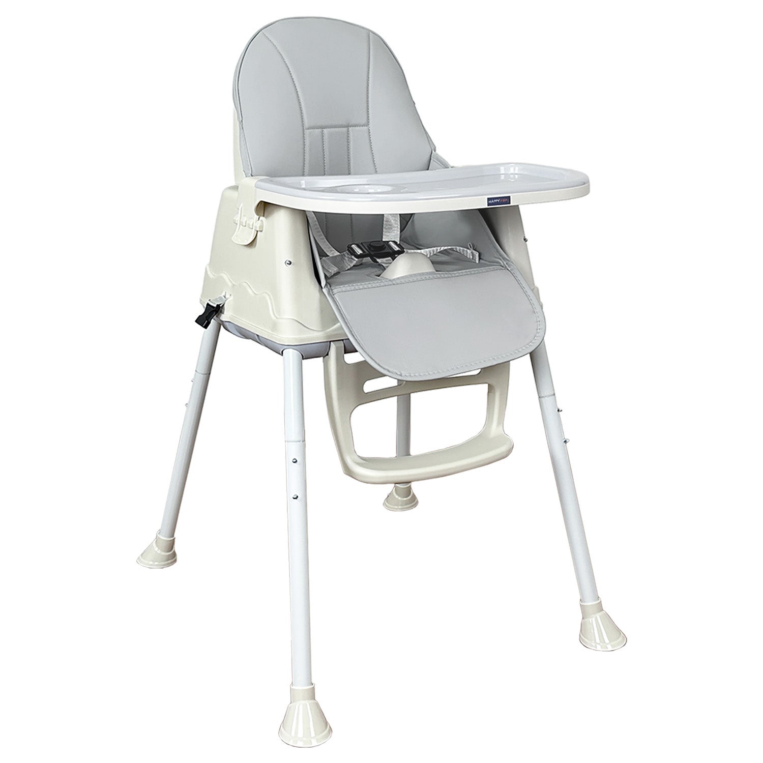 Silla comedor bebe 4en1 Happy Baby Zoe Gris