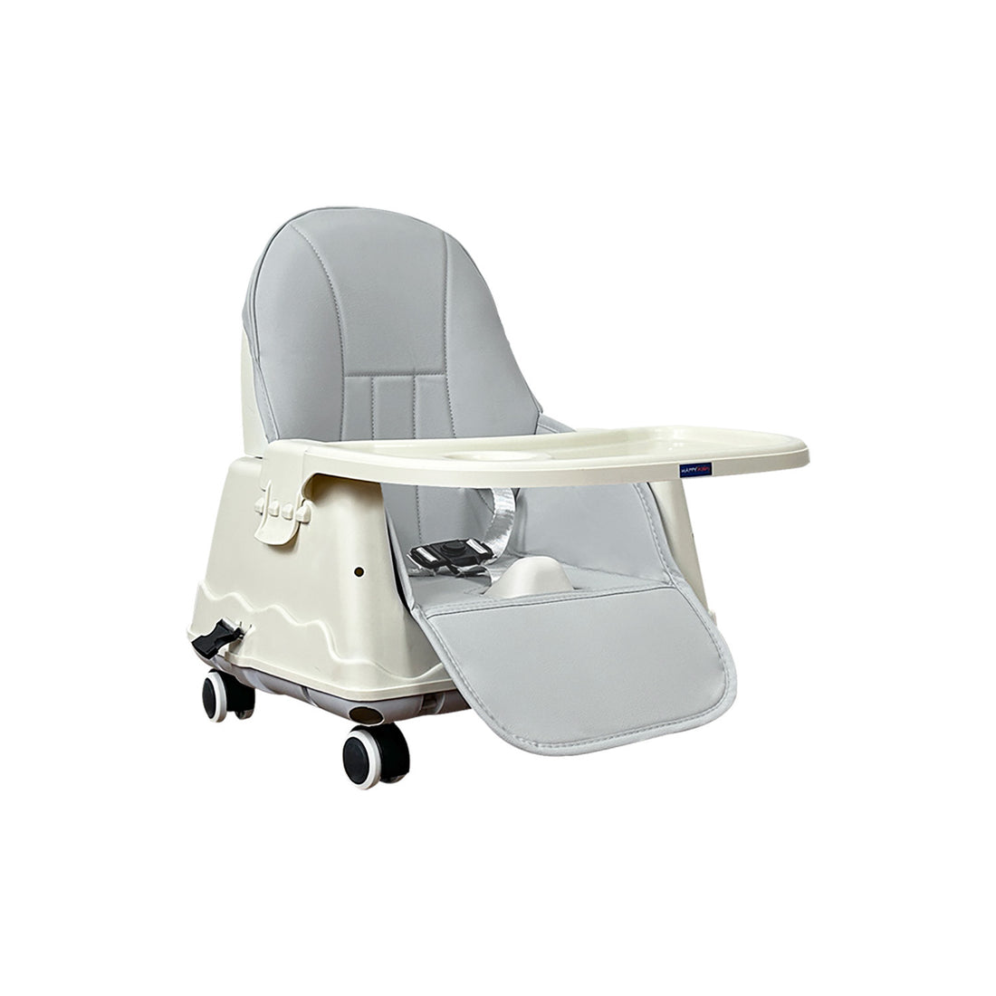 Silla comedor bebe 4en1 Happy Baby Zoe Gris