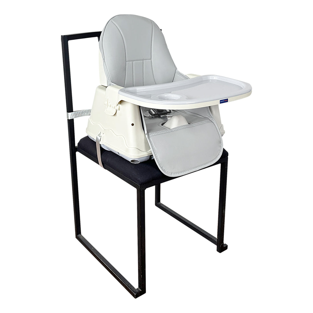 Silla comedor bebe 4en1 Happy Baby Zoe Gris