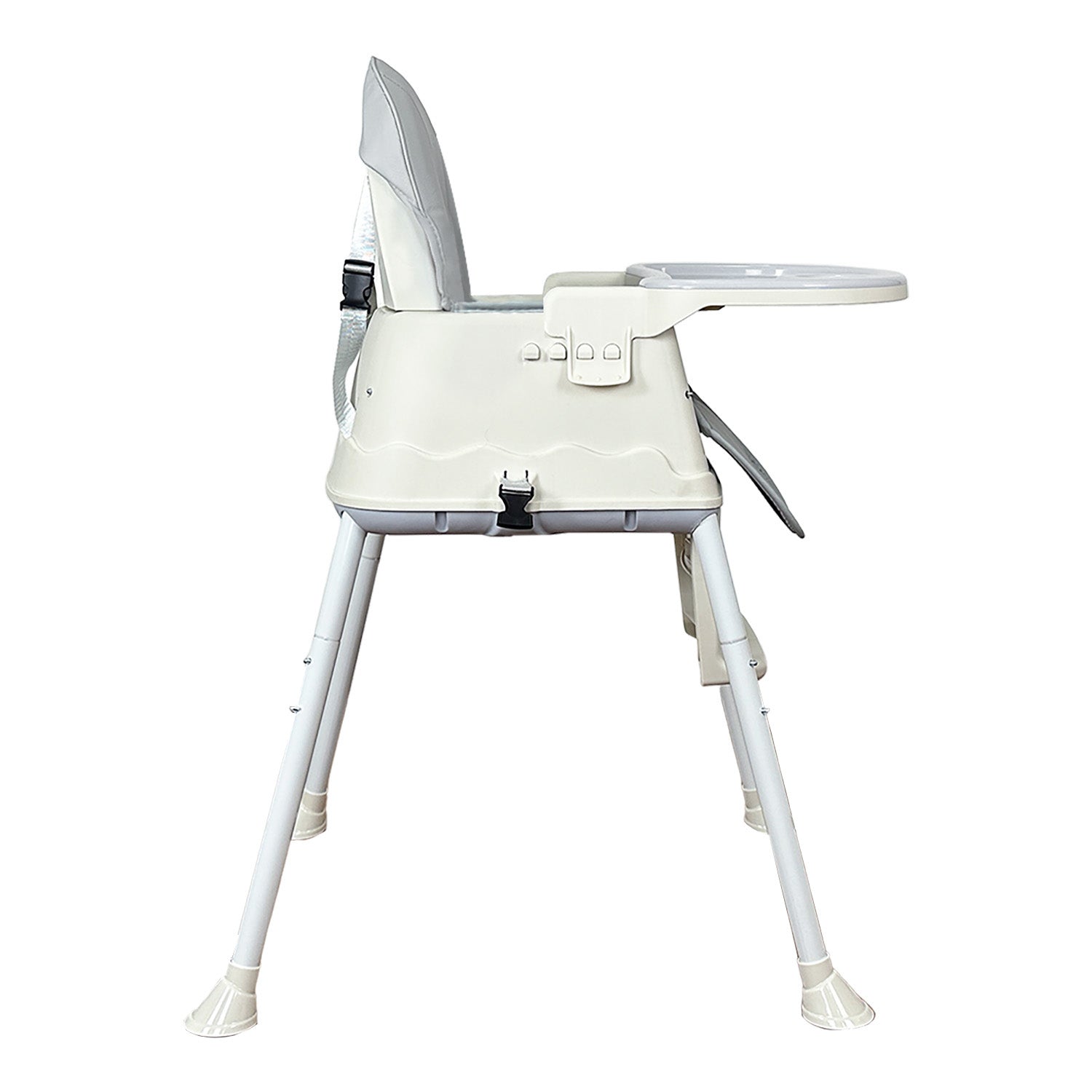 Silla comedor bebe 4en1 Happy Baby Zoe Gris