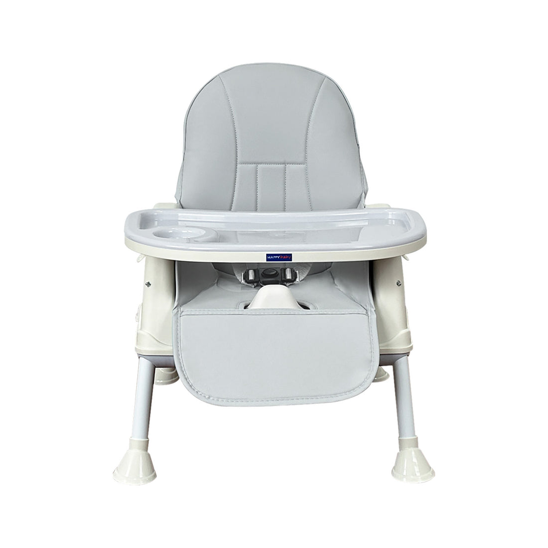 Silla comedor bebe 4en1 Happy Baby Zoe Gris