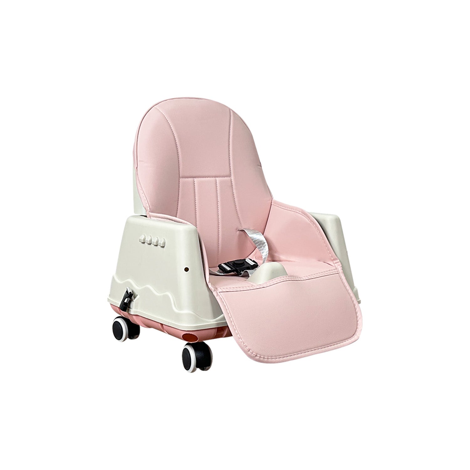 Silla comedor bebe 4en1 Happy Baby Zoe Rosa