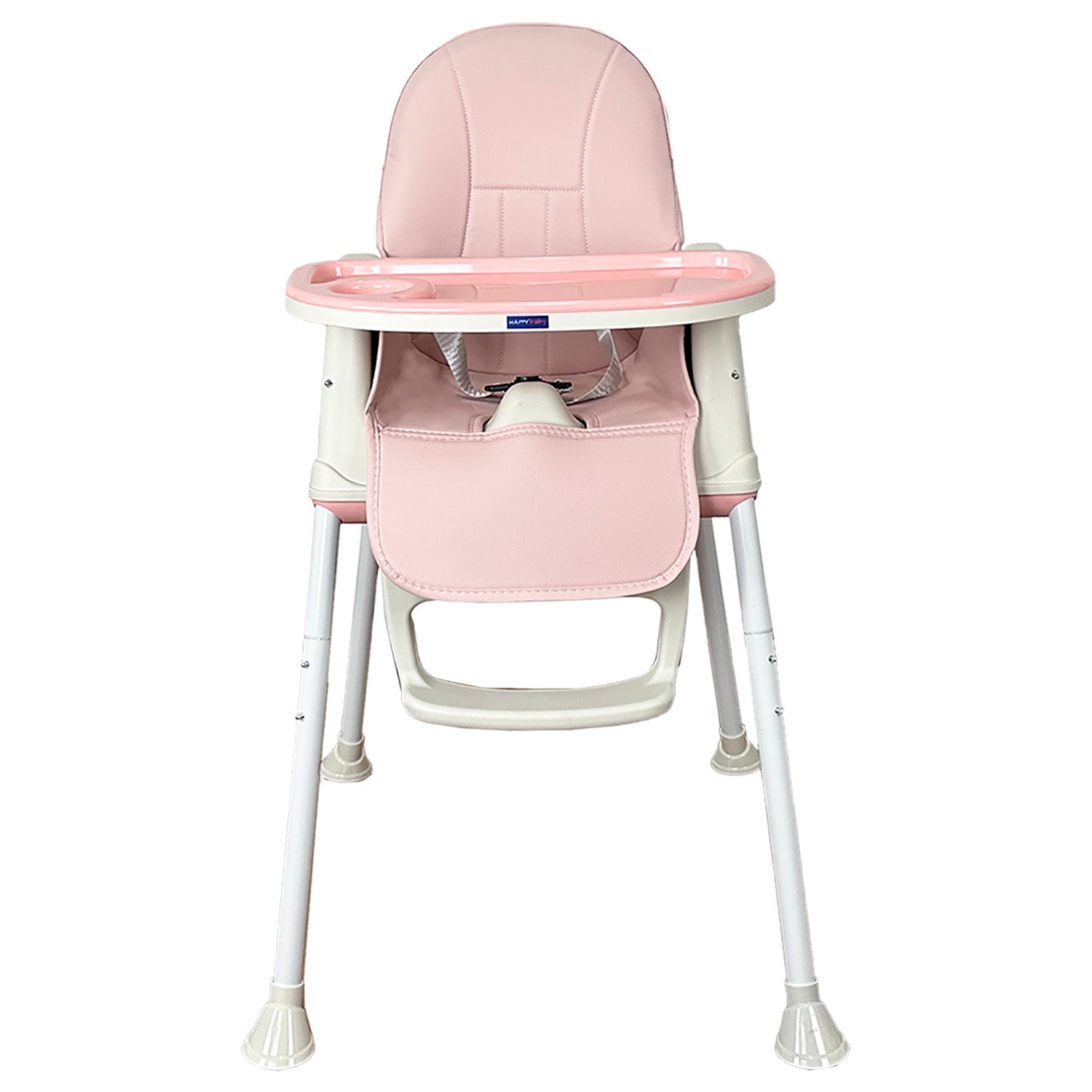 Silla comedor bebe 4en1 Happy Baby Zoe Rosa