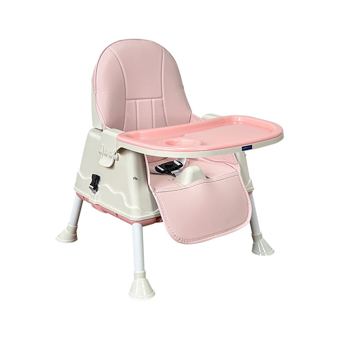 Silla comedor bebe 4en1 Happy Baby Zoe Rosa