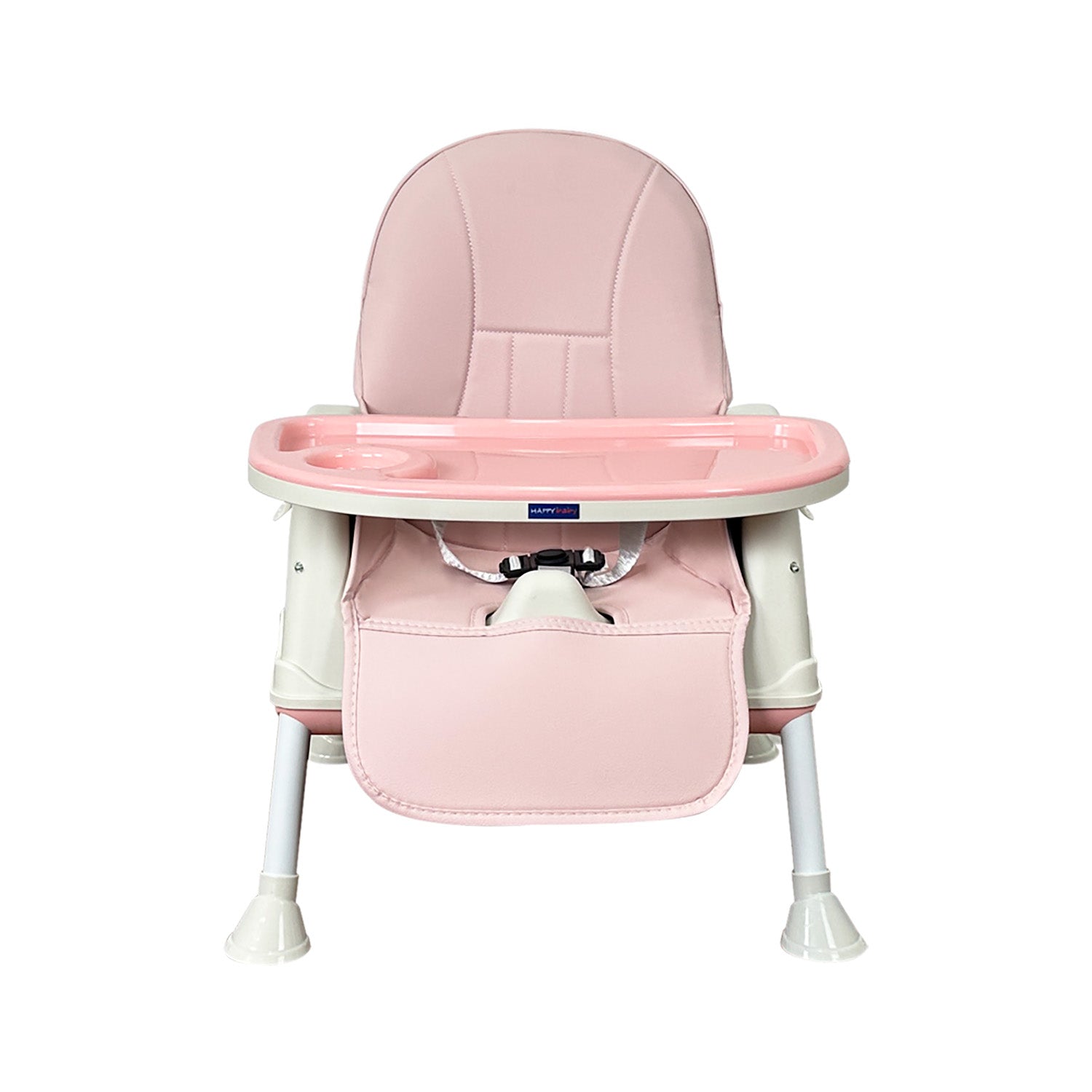 Silla comedor bebe 4en1 Happy Baby Zoe Rosa