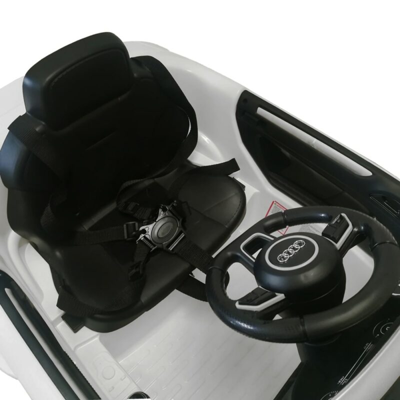 Carro Eléctrico Con Control Remoto Audi Blanco