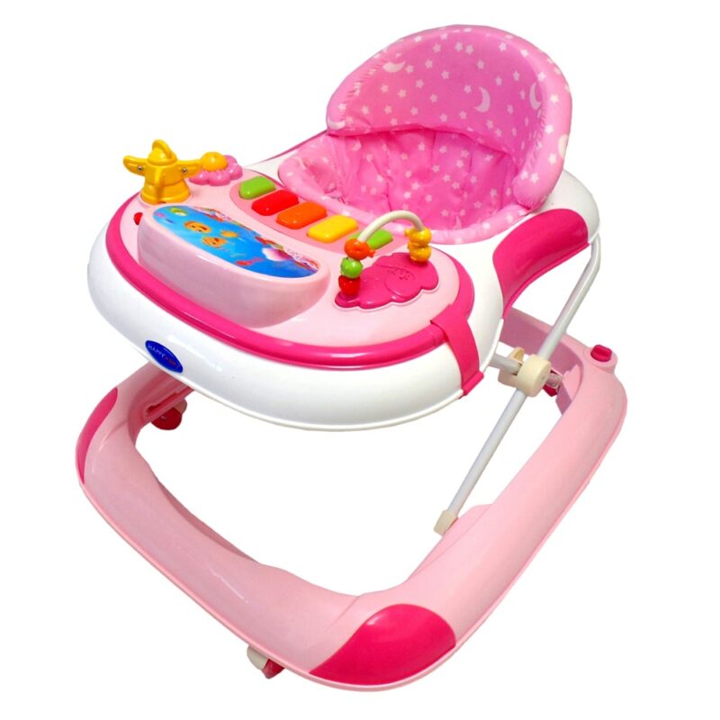 Caminador Musical Happy Baby Cm-002 Rosa
