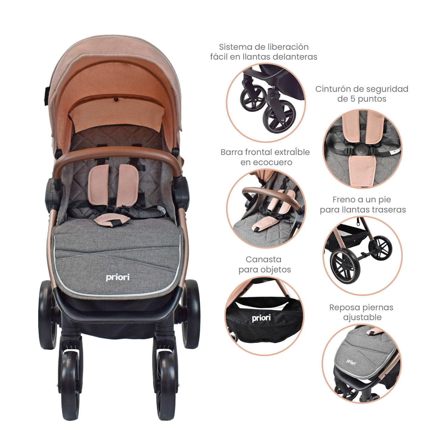 Comprar Reposapiés de asiento de seguridad de coche para niños, reposapiés  plegable para cochecito, soporte de fijación ajustable, soporte de  reposapiés para Pedal de bebé